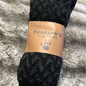 BearPaw Black Casual Boot Socks
